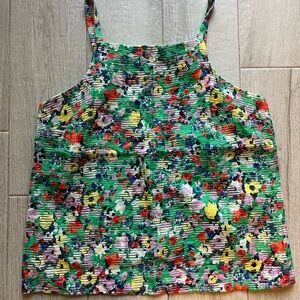 Maeve Green Floral Camisole Top